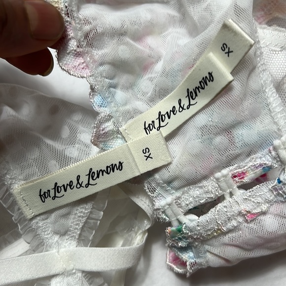 For love and lemons women garter belt set of 2 Nwot - Picture 6 of 7